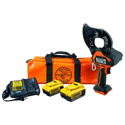 [KLN_BAT20GD14H] Klein BAT20GD14H Battery-Operated EHS Closed-Jaw Cutter, 4 Ah