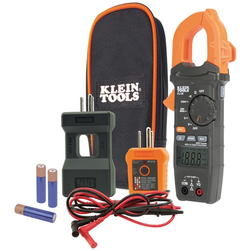 [KLN_CL120KIT] Klein CL120KIT Clamp Meter Electrical Test Kit