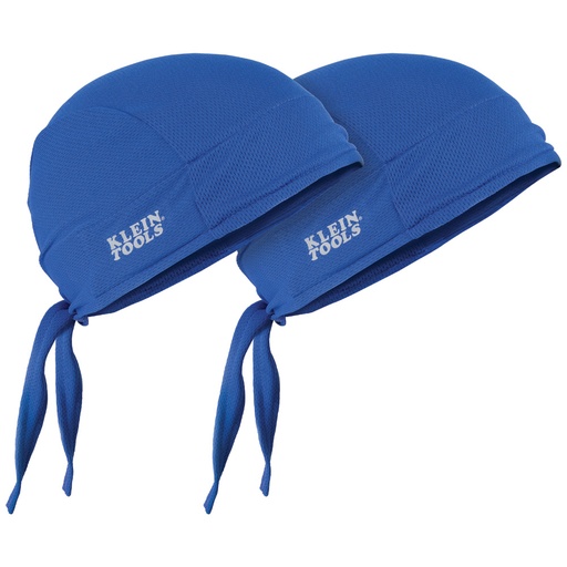[KLN_60180] Klein 60180 Cooling Do Rag, Blue, 2-Pack