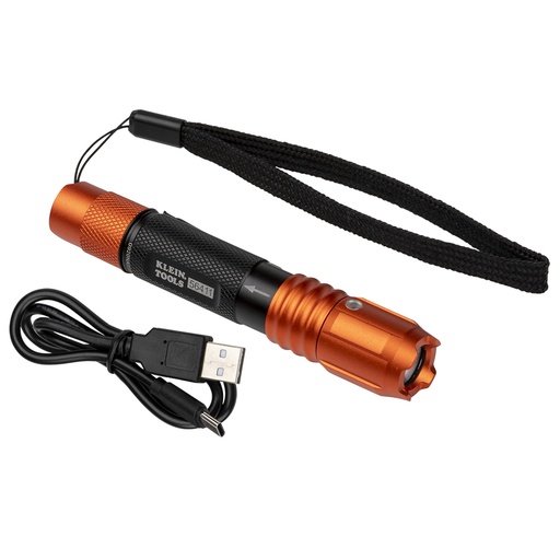 [KLN_56411] Klein 56411 Rechargeable Waterproof LED Pocket Light with Lanyard