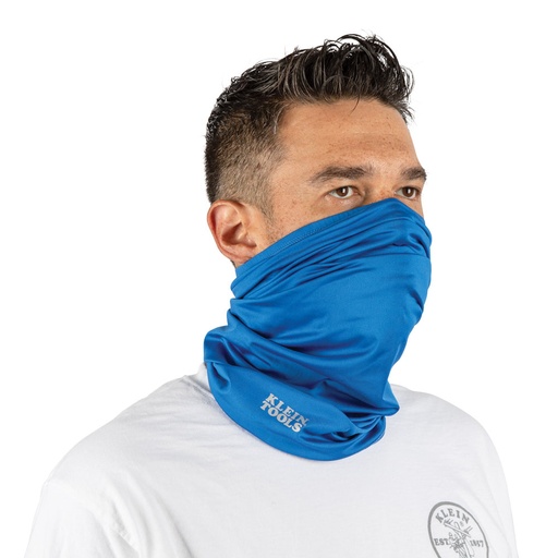 [KLN_60439] Klein 60439 Neck and Face Cooling Band, Blue