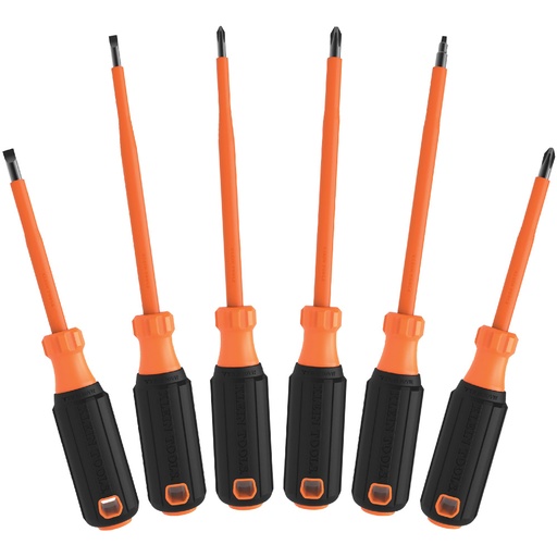 [KLN_85076INS] Klein 85076INS Screwdriver Set, 1000V Insulated, 6-Piece