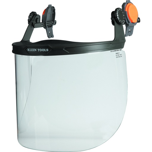 [KLN_60528] Klein 60528 Face Shield, Full Brim Hard Hat, Clear