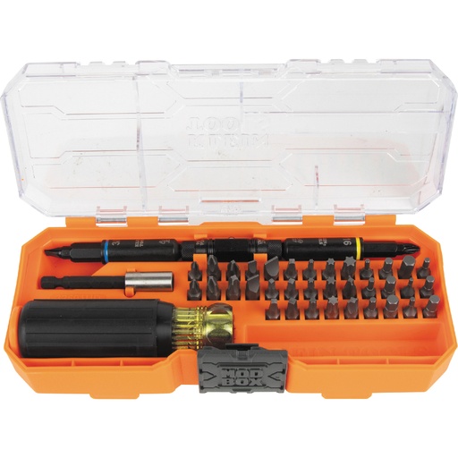 [KLN_32501HD] Klein 32501HD KNECT™ Impact-Rated Multi-Bit Screwdriver / Nut Driver Set, 46-Piece