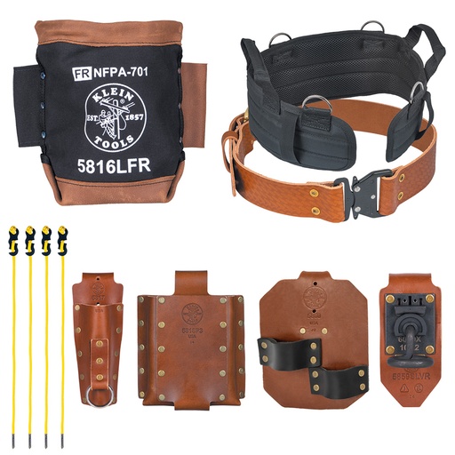 [KLN_5800IWBL] Klein 5800IWBL Ironworker Complete Toolbelt System, Large
