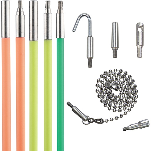 [KLN_50254] Klein 50254 Multi Flex Glow Rod Set, 25-Foot