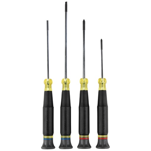 [KLN_85615] Klein 85615 Precision Screwdriver Set, Slotted, and Phillips 4-Piece