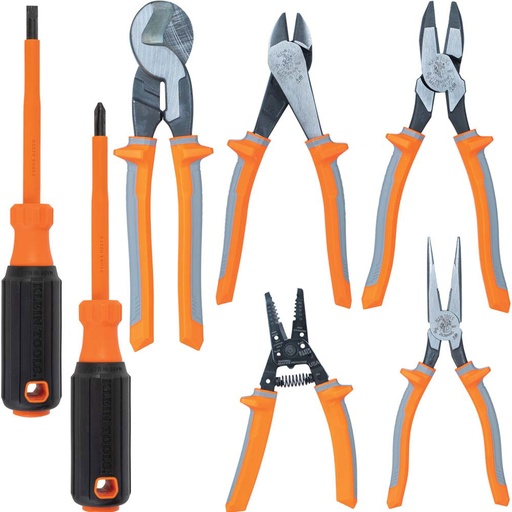 [KLN_9421R] Klein 9421R 1000V Insulated Tool Set, 7-Piece