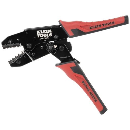 [KLN_3006CR] Klein 3006CR Ratcheting Non-Insulated Terminal Crimper, 10 to 22 AWG Wire