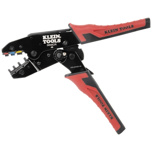 [KLN_3007CR] Klein 3007CR Ratcheting Heat Shrink Terminal Crimper, 10 to 22 AWG Wire