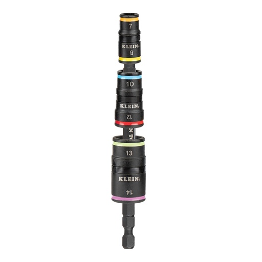 [KLN_32933M] Klein 32933M 6-in-1 Impact Rated Flip Socket Set, Metric