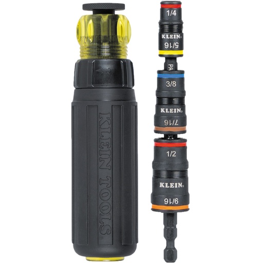 [KLN_32910RCHT] Klein 32910RCHT 7-in-1 Impact Rated Flip Socket Set with Ratcheting Handle