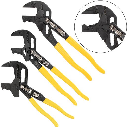 [KLN_D53003KIT] Klein D53003KIT Plier Wrench Set, 3-Piece