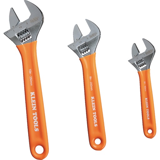 [KLN_D5073] Klein D5073 Extra-Capacity Adjustable Wrenches, 3-Piece