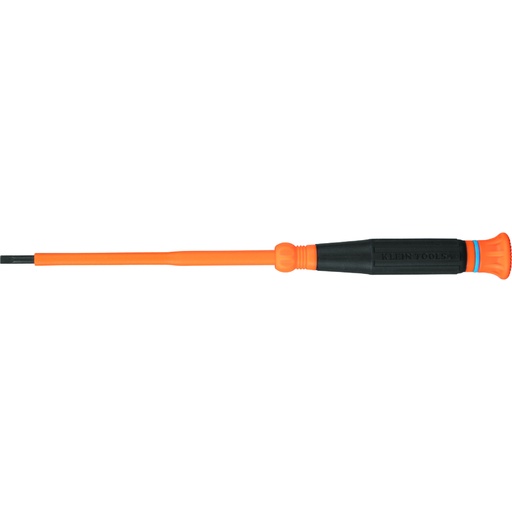 [KLN_6254INS] Klein 6254INS Insulated Precision Screwdriver, 1/8-Inch Slotted, 4-Inch Shank
