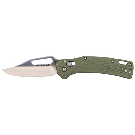 [KLN_OGK002GNT] Klein OGK002GNT KTO Resurgence Knife, Clip Point Blade, Moss Green Handle