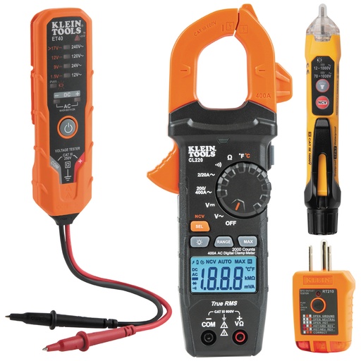 [KLN_CL220VP] Klein CL220VP Premium Meter Electrical Test Kit