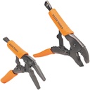 Klein Locking Pliers Set, Curved Jaw 10-Inch, Long Nose 6-Inch, 2-Piece (38663)