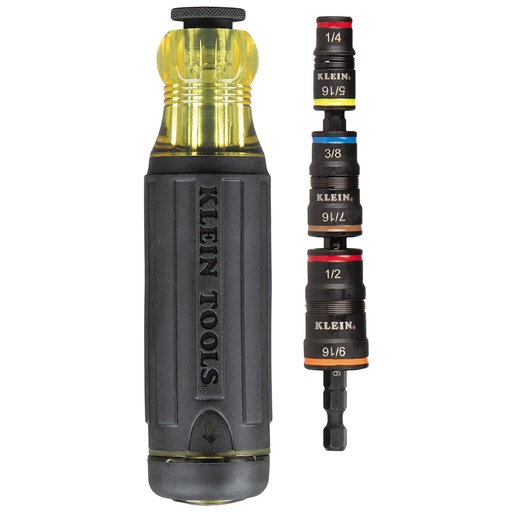 [KLN_32303HD] Klein 32303HD 20-in-1 Impact Driver Set with Screwdriver Bits and Flip Sockets