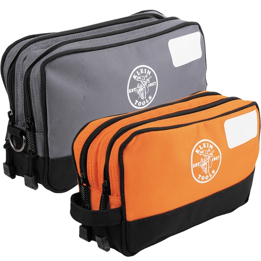 [KLN_55579] Klein 55579 Double Zipper Tool Bag, 2-Pack
