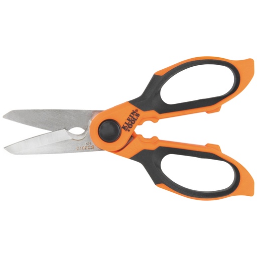 [KLN_2100CS] Klein 2100CS Long Reach Cable Stripping Electrician Scissors, 7-Inch