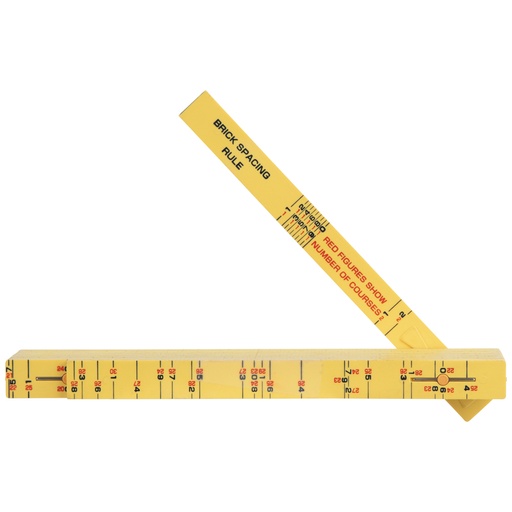 [KLN_91163B] Klein 91163B Fiberglass Folding Rule, Outside Reading, Brick Scale