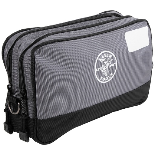 [KLN_55583] Klein 55583 Double Zipper Bag, 12 x 7-Inch