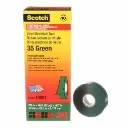 3M Scotch® Vinyl Color Coding Electrical Tape 35, 3/4 in x 66 ft, Green, 10 rolls/carton, 100 rolls/Case